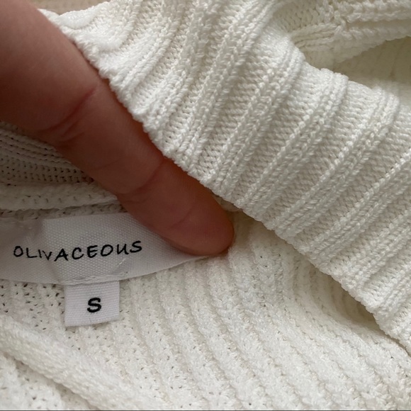 Olivaceous • Lace-up Back Bell Sleeve Swea… - Picture 4 of 13